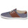 Shoes Men Low top trainers Faguo CYPRESS COTTON LEATHER Blue / Brown