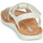 Shoes Girl Sandals Kickers COSMETICK White / Gold