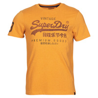 material Men short-sleeved t-shirts Superdry VINTAGE VL CLASSIC TEE Thrift / Gold / Marl