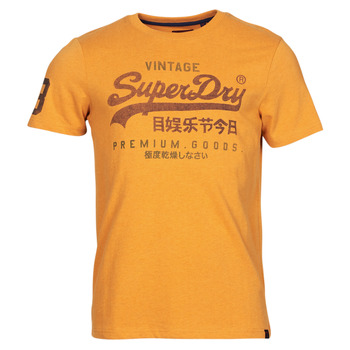 material Men short-sleeved t-shirts Superdry VINTAGE VL CLASSIC TEE Thrift / Gold / Marl