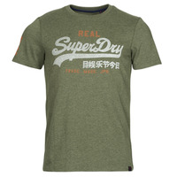 material Men short-sleeved t-shirts Superdry VINTAGE VL CLASSIC TEE Thrift / Olive / Marl