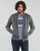 material Men sweaters Superdry VINTAGE LOGO EMB ZIP TRACK Dark / Charcoal