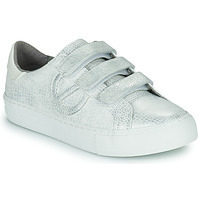 Shoes Women Low top trainers No Name ARCADE STRAPS SIDE Silver