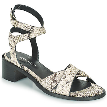 Shoes Women Sandals Regard ELISE1 V3 EROTICA IVORY Grey