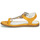 Shoes Women Sandals Regard BREVAL V5 BOOTLEG SAFRAN Yellow