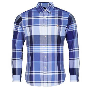 material Men long-sleeved shirts Polo Ralph Lauren Z216SC31 Blue