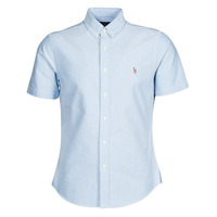 material Men short-sleeved shirts Polo Ralph Lauren Z221SC31 Blue / Sky