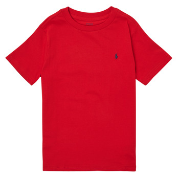 Clothing Girl short-sleeved t-shirts Polo Ralph Lauren NOUVILE Red