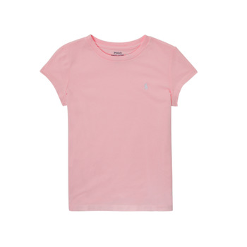 Clothing Girl short-sleeved t-shirts Polo Ralph Lauren ZIROCHA Pink