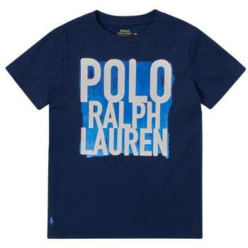 material Boy short-sleeved t-shirts Polo Ralph Lauren TITOUALO Marine
