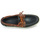 Shoes Men Boat shoes Sebago PORTLAND WAXY LEA Black / Brown