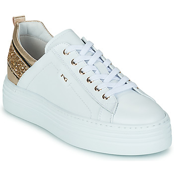 Shoes Women Low top trainers NeroGiardini  White / Gold