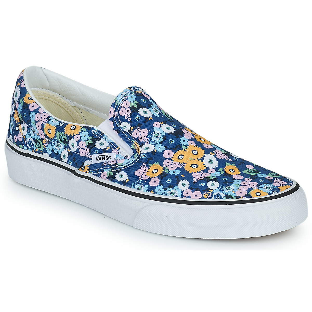 Vans Classic Slip-On Blue - Fast delivery | Spartoo Europe ! - Shoes Slip  ons Women 61,60 €