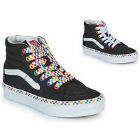 Shoes Girl High top trainers Vans SK8-Hi Black / Multicolour