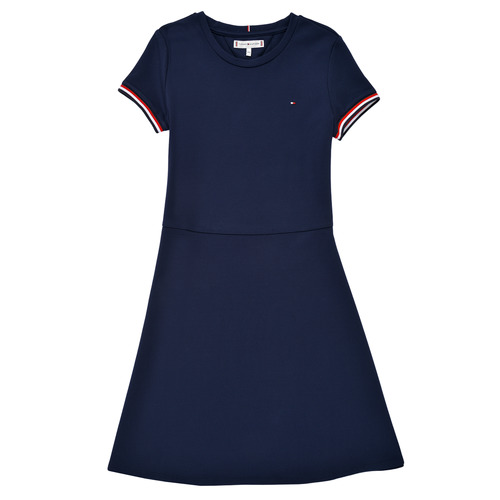 Learning bottom ability Tommy Hilfiger PROVANSE Marine - Fast delivery | Spartoo Europe ! - Clothing  Short Dresses Child 70,40 €
