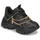 Shoes Women Low top trainers Buffalo BINARY CHAIN 2.0 Black / Gold