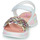 Shoes Girl Sandals Pablosky TOREN White / Multicolour