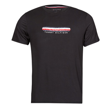 Clothing Men short-sleeved t-shirts Tommy Hilfiger SS TEE Black