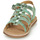 Shoes Girl Sandals Citrouille et Compagnie MAYANA Turquoise / Clear