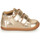 Shoes Girl High top trainers Citrouille et Compagnie TAPELLE Gold