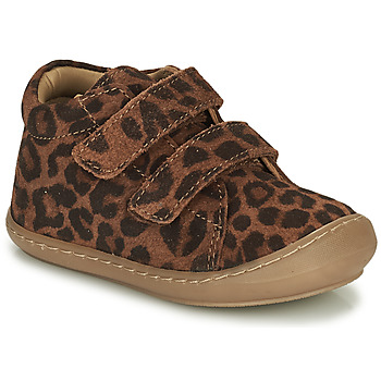 Shoes Girl High top trainers Citrouille et Compagnie NEW 64 Cognac / Leopard