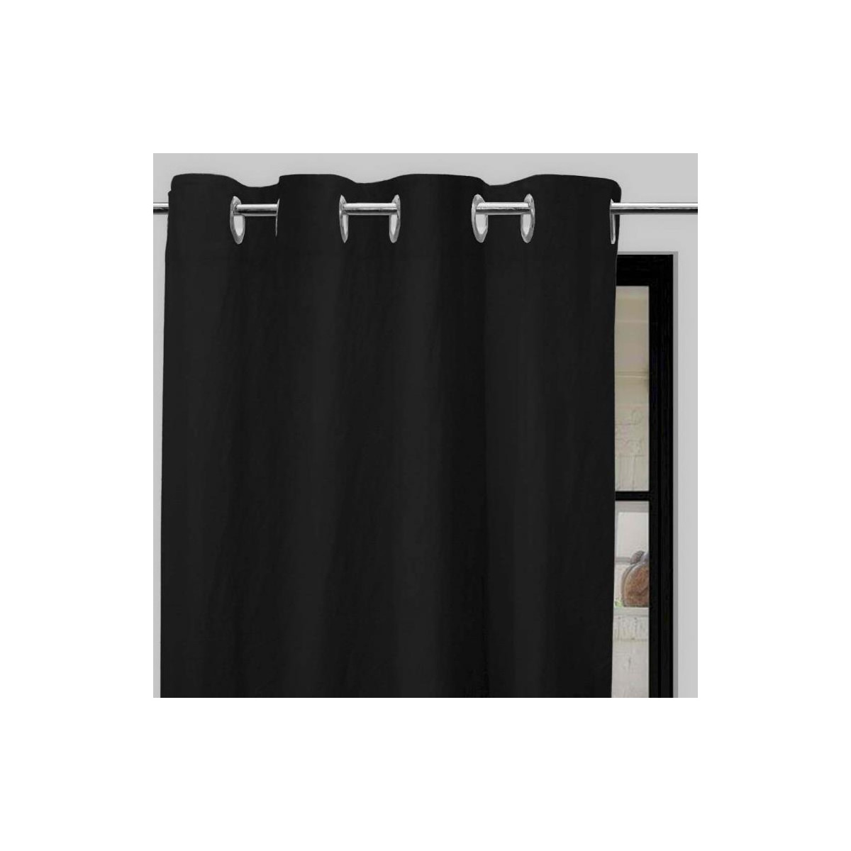Home Curtains & blinds Soleil D'Ocre BOHEME Black