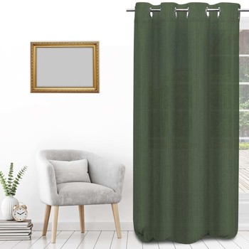 Home Sheer curtains Soleil D'Ocre BOHEME Green