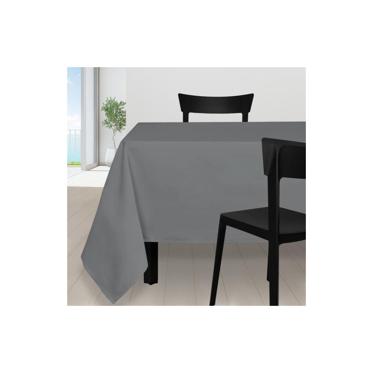 Home Napkin / table cloth / place mats Soleil D'Ocre ALIX Grey