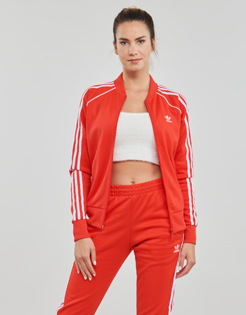Clothing Women Jackets adidas Originals SST TRACKTOP PB Vivid / Red