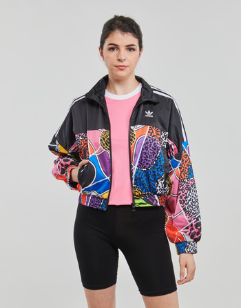 material Women Jackets adidas Originals TRACK TOP Multicoloured /  black