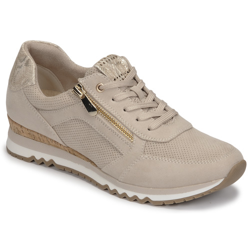 Marco Tozzi DORIANE Beige - Fast delivery | Spartoo Europe ! - Shoes Low trainers Women 61,60 €