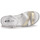 Shoes Girl Sandals Citrouille et Compagnie IZOEGL White / Gold