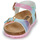 Shoes Girl Sandals Citrouille et Compagnie ARCENCIEL Pink / Multicolour
