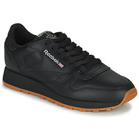 Shoes Low top trainers Reebok Classic CLASSIC LEATHER Black / Gum