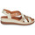 Shoes Women Sandals Pikolinos CADAQUES W8K Beige / Gold / White