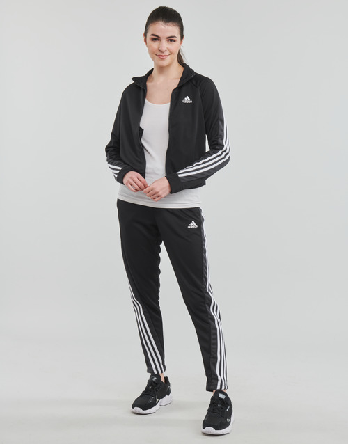 adidas Performance TEAMSPORT TRACKSUIT black / Carbon - Fast delivery | Spartoo Europe ! - Tracksuits Women 70,40 €