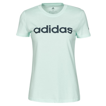 Clothing Women short-sleeved t-shirts adidas Performance LIN T-SHIRT Ice / Mint / Legend / Ink