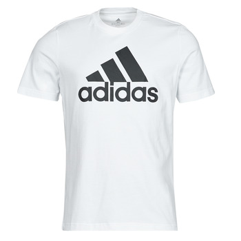 material Men short-sleeved t-shirts adidas Performance BL SJ T-SHIRT White /  black