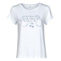 material Women short-sleeved t-shirts Le Temps des Cerises LILIA Azul
