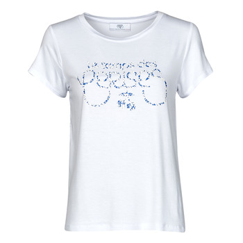 Clothing Women short-sleeved t-shirts Le Temps des Cerises LILIA Azul