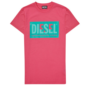 Clothing Girl short-sleeved t-shirts Diesel TMILEY Pink