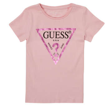material Girl short-sleeved t-shirts Guess LIO Pink