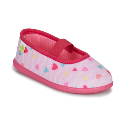Shoes Girl Slippers Citrouille et Compagnie CERISETTE Pink / Multicolour