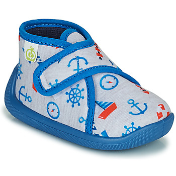 Shoes Boy Slippers Citrouille et Compagnie VIVALAVIDA Grey