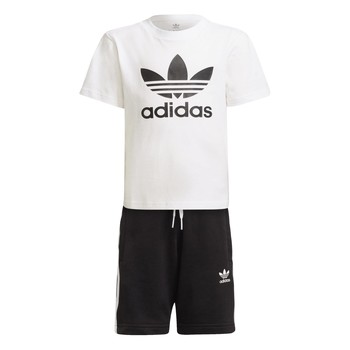 Clothing Boy Sets & Outfits adidas Originals SHORT TEE SET Multicolour