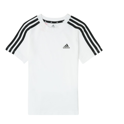 adidas Performance EMBARKA White - Fast delivery | Spartoo Europe ! -  Clothing short-sleeved t-shirts Child 17,60 €