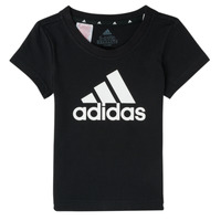 Clothing Girl short-sleeved t-shirts adidas Performance FIORINE Black