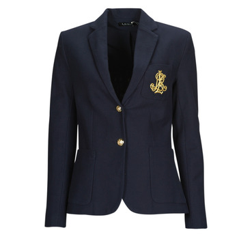 material Women Jackets / Blazers Lauren Ralph Lauren ANFISA-LINED JACKET Marine