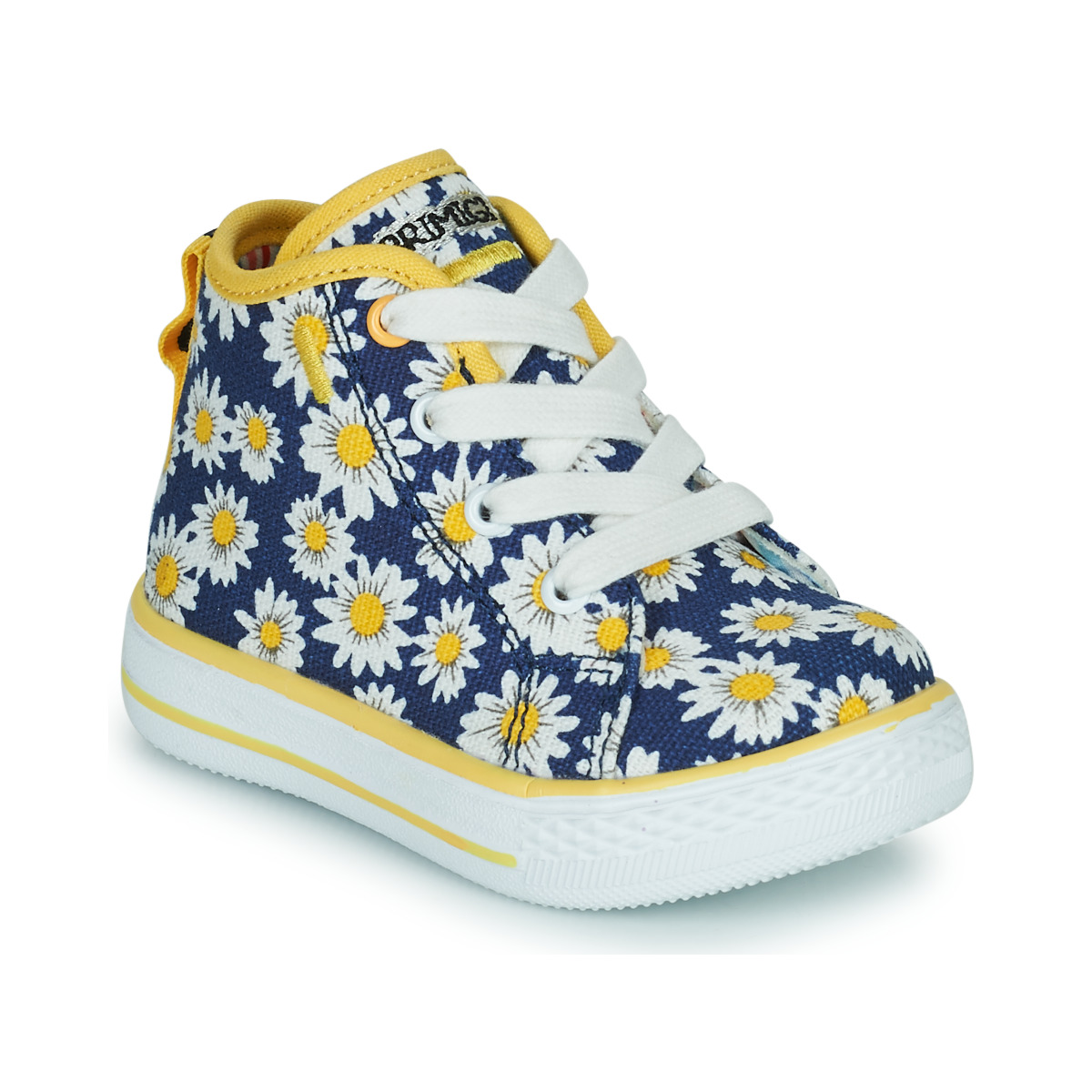 Shoes Girl High top trainers Primigi 1950600 Blue / White / Yellow