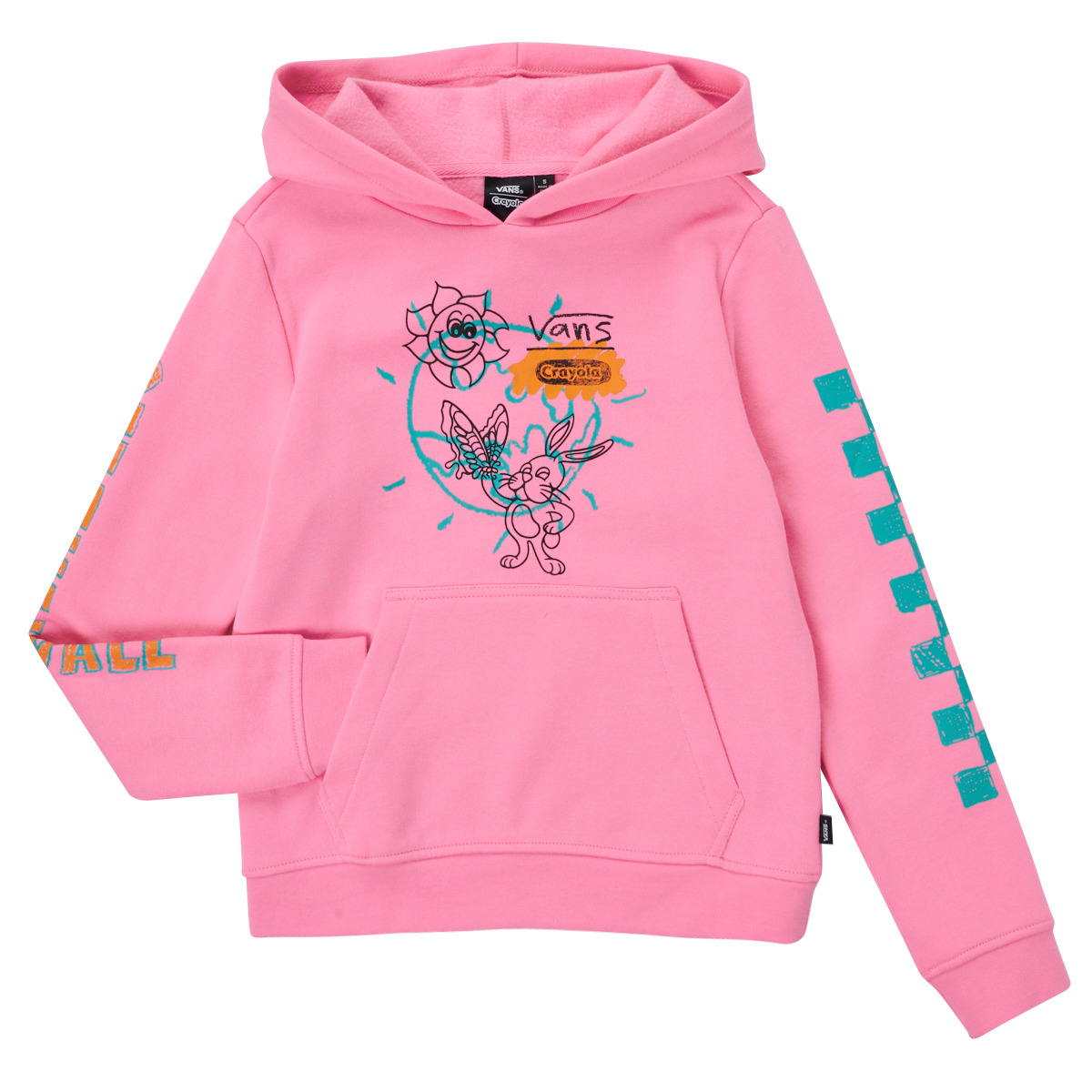 CRAYOLA Fast HOODIE X sweaters Clothing Vans Spartoo VANS | € ! 57,60 Europe Pink delivery - - Child